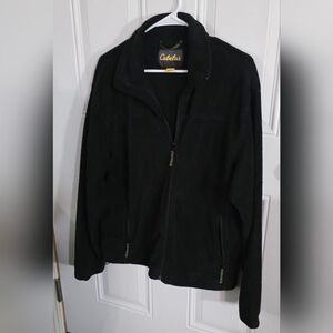 Cabela's Black and Yellow Fleece Jacket. Excellent Condition.